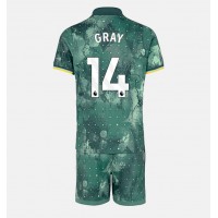 Tottenham Hotspur Archie Gray #14 Tretí Detský futbalový dres 2024-25 Krátky Rukáv (+ trenírky)